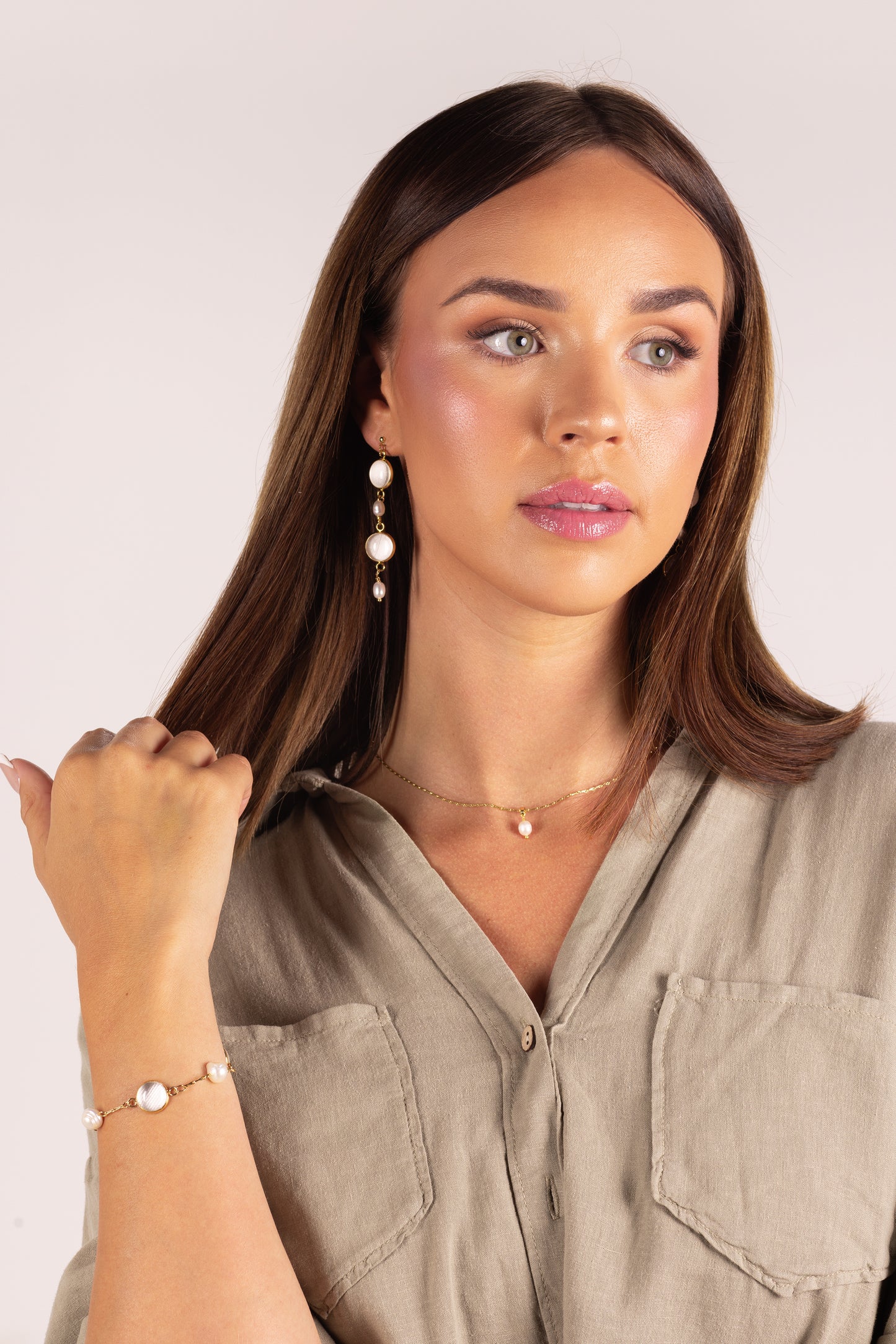 Charlotte Extra - Earrings made with a little pieces of your special garment