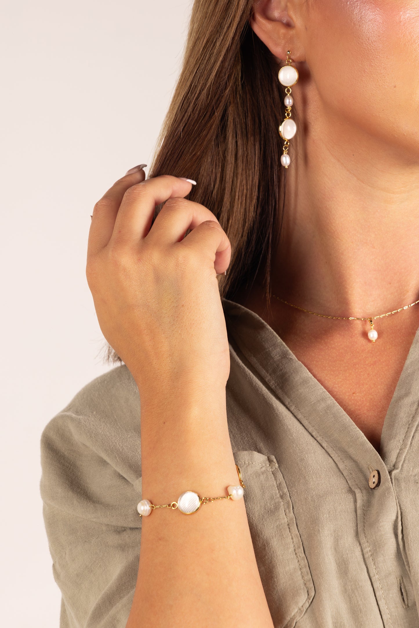 Charlotte Extra - Earrings made with a little pieces of your special garment