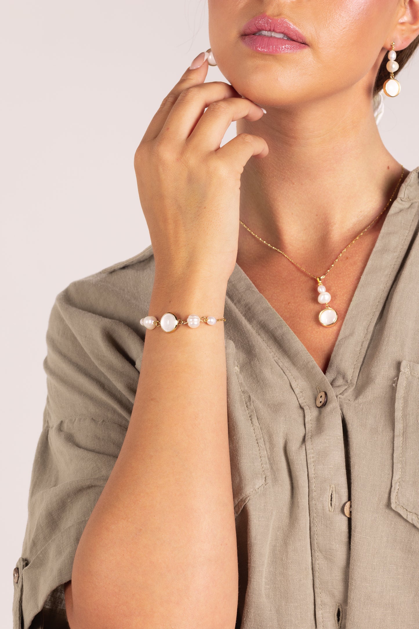 Florence Necklace - made with a little piece of your special garment
