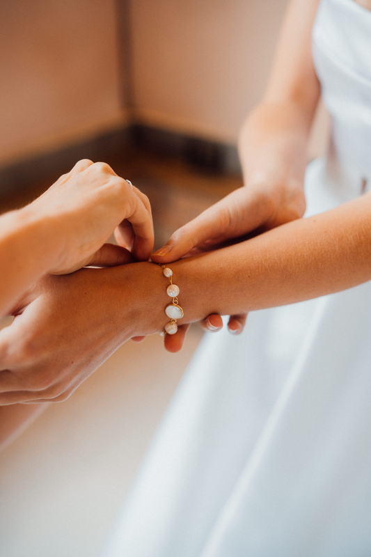 Florence Bracelet - made with a little piece of your special garment