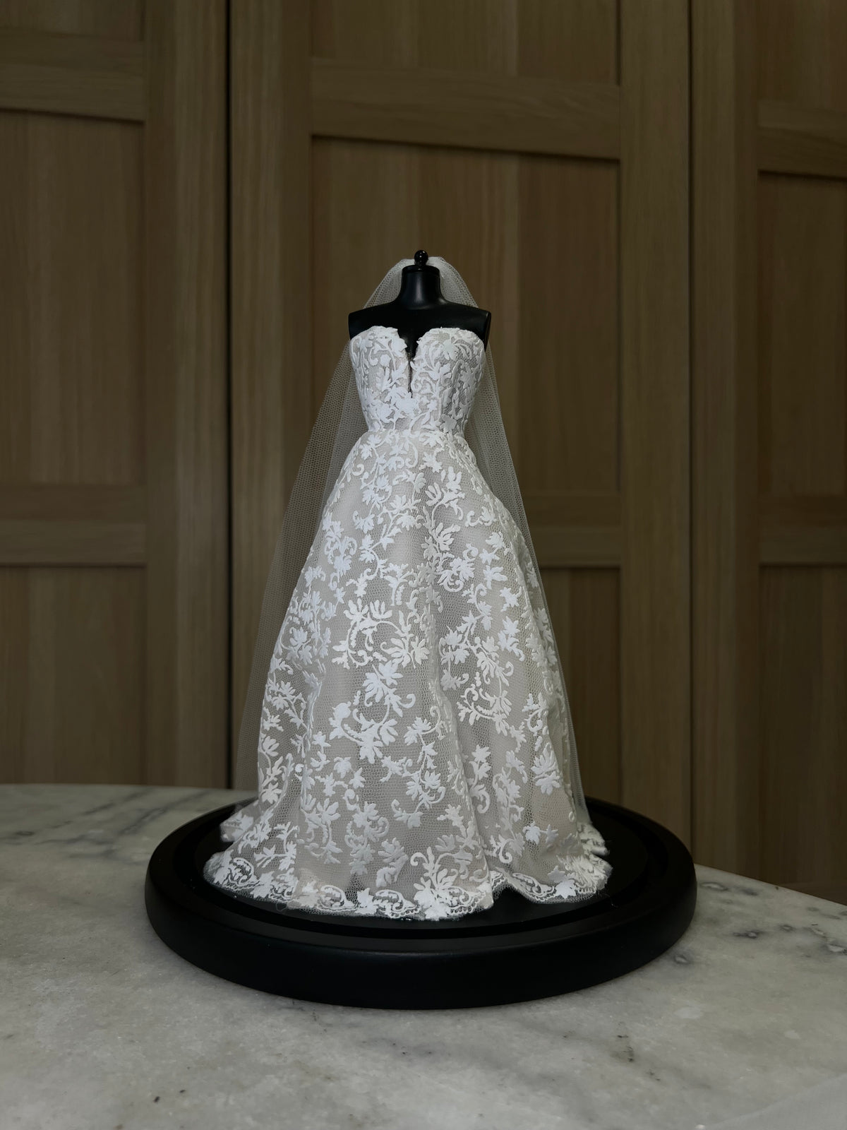 Lace / Beaded + Plain veil option, descriptions of the layers help us to perfect the colour and layers of your Mini Wedding Dress